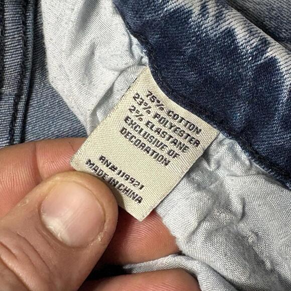 Decibel Men’s Distressed Acid Wash Moto Jeans – 36x32 - Picture 16 of 16